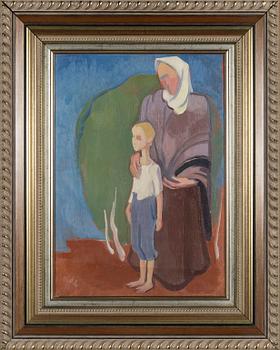 Gösta Diehl, Mor och barn.