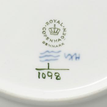 A plate/platter, "Blue fluted full lace" by Royal Copenhagen, 1960/70s.