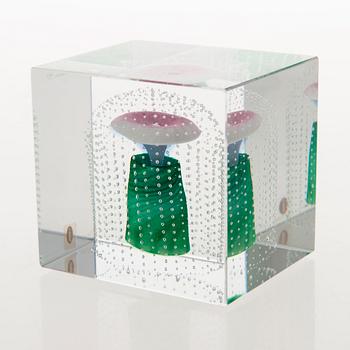 工芸品  oiva toikka Annual Cube 1991 Annual Cube 1991 Oiva Toikka Vuosikuutio Nuutajärvi Finland