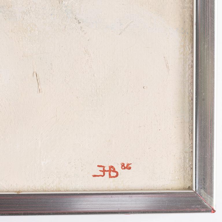 Henrik bager, oil on canvas, signed and dated 1986.