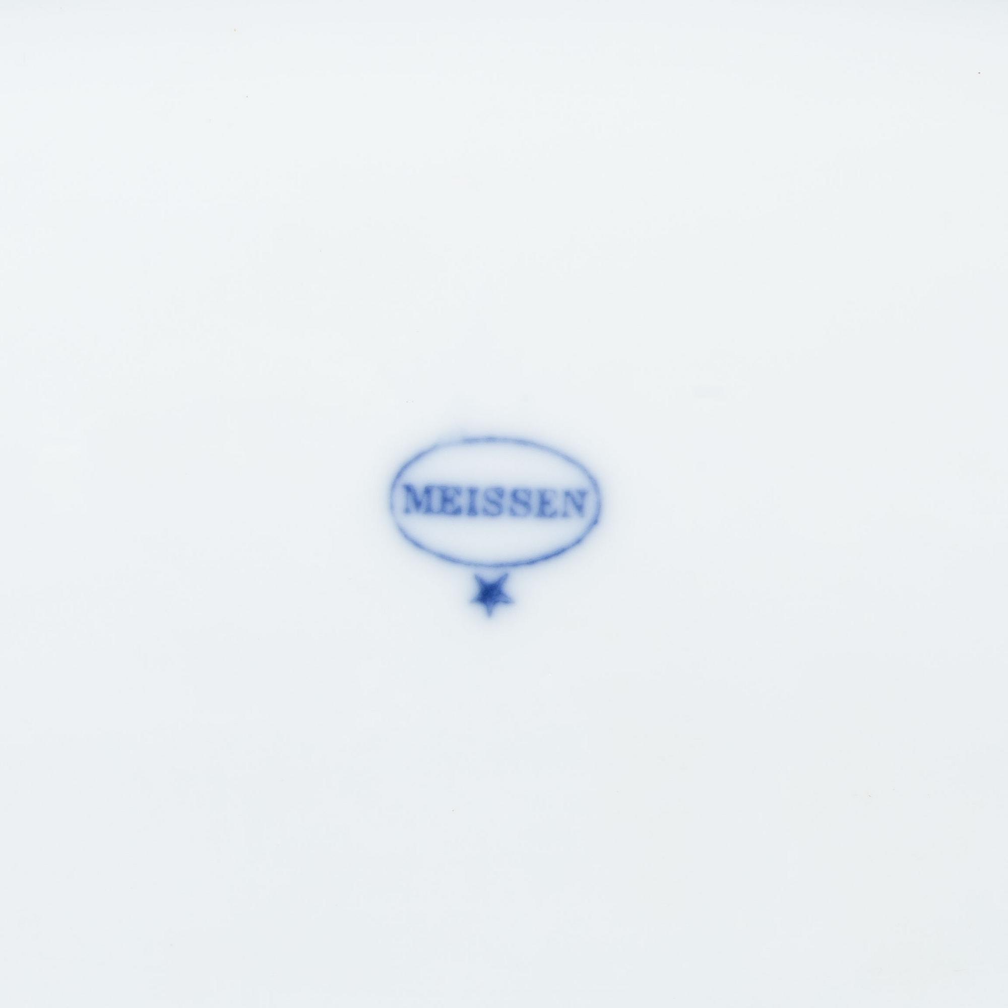 Serveringsfat, porslin, Meissenstadt, Tyskland.