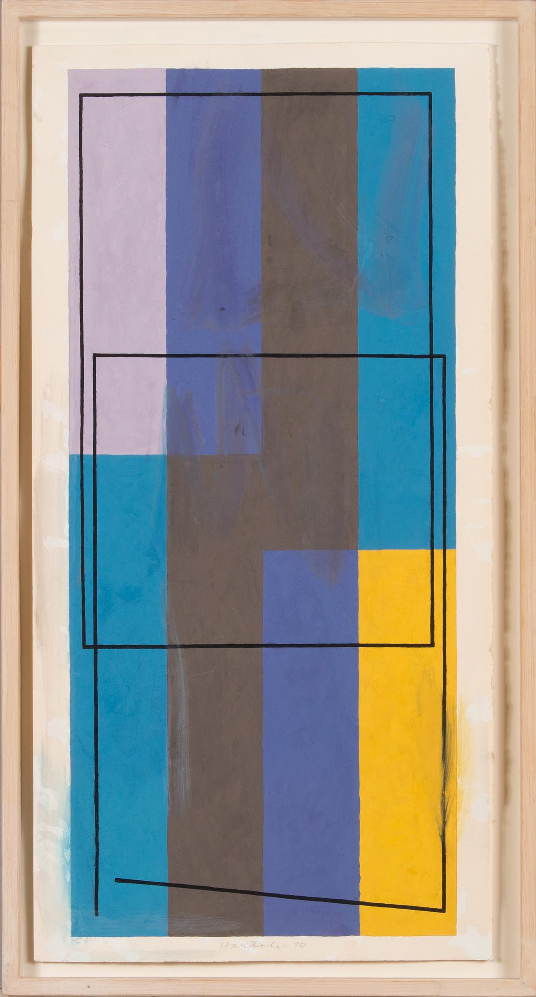 Jorma Hautala, gouache, signed and dated -90.