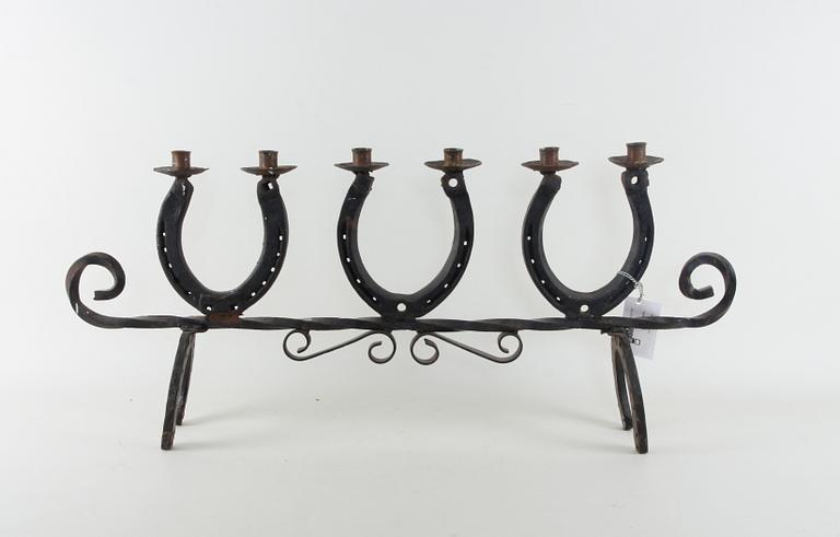 LJUSSTAKE, järn.