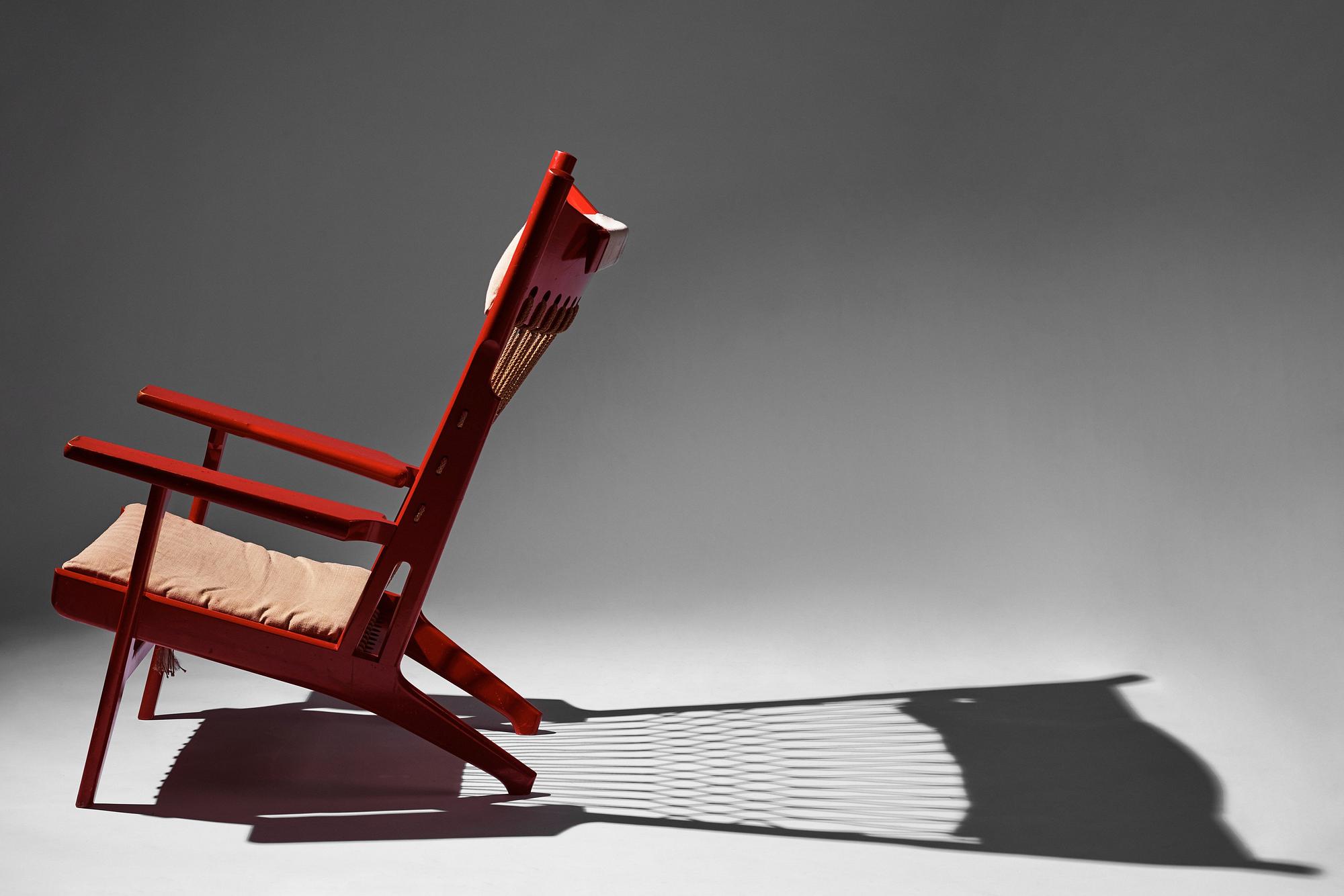 Hans J. Wegner, "The Web Chair", model "JH 719", Johannes Hansen, Denmark, post 1968.