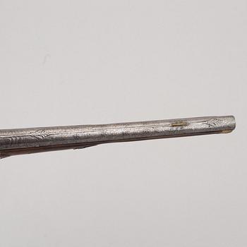 Flintlåspistoler, ett par, Leopold Becher Karlsbad, (1725-50).