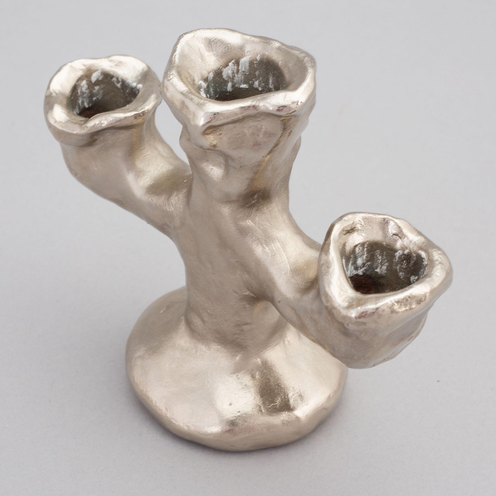 Dan Wolgers, skulptur/kandelaber, brons, signerad.