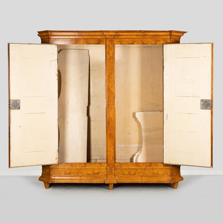 A late 18th century cupboard, probably German.