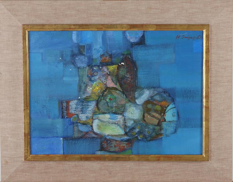 SERT, HENRI. Olja på duk, sign o dat -60.