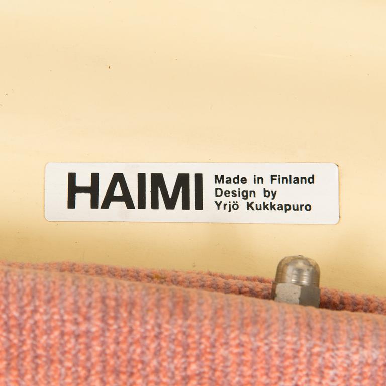 Yrjö Kukkapuro, nojatuolipari, "C-Saturnus" Haimi 1970-luvun loppu.