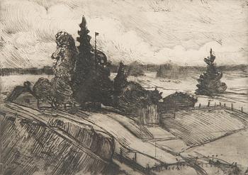 Albert Edelfelt, Kesämaisema Uudeltamaalta.
