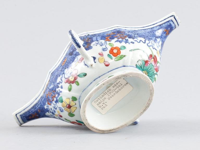 SÅSSNIPA, porslin, Kina, 1700-tal.