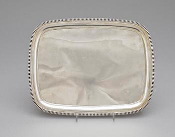 SALVER, silver, Edinburgh, Storbritannien, 1810-11. Totalvikt 543 g.