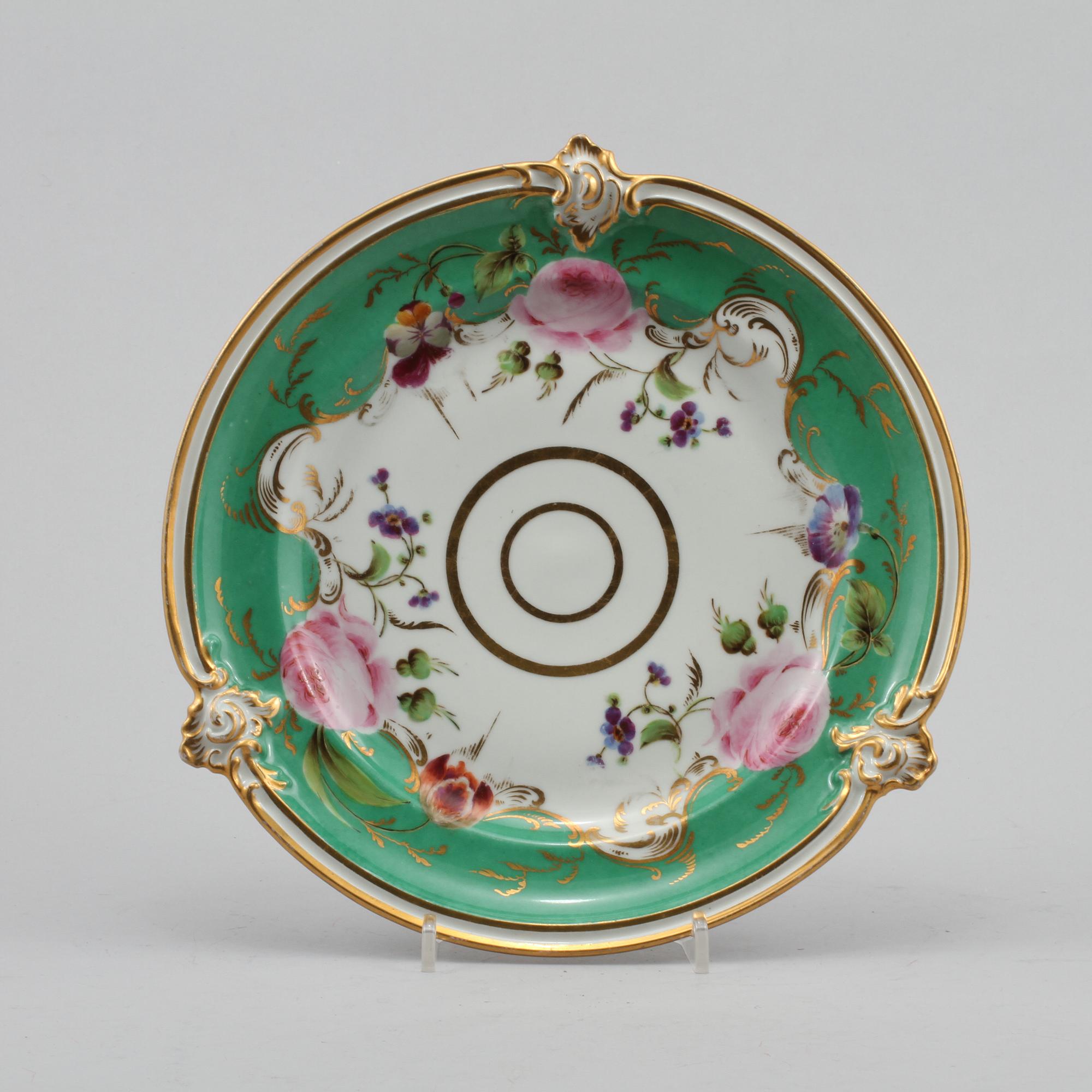 TALLRIK, porslin, Kornilov, Ryssland, 1800-talets mitt/andra hälft.