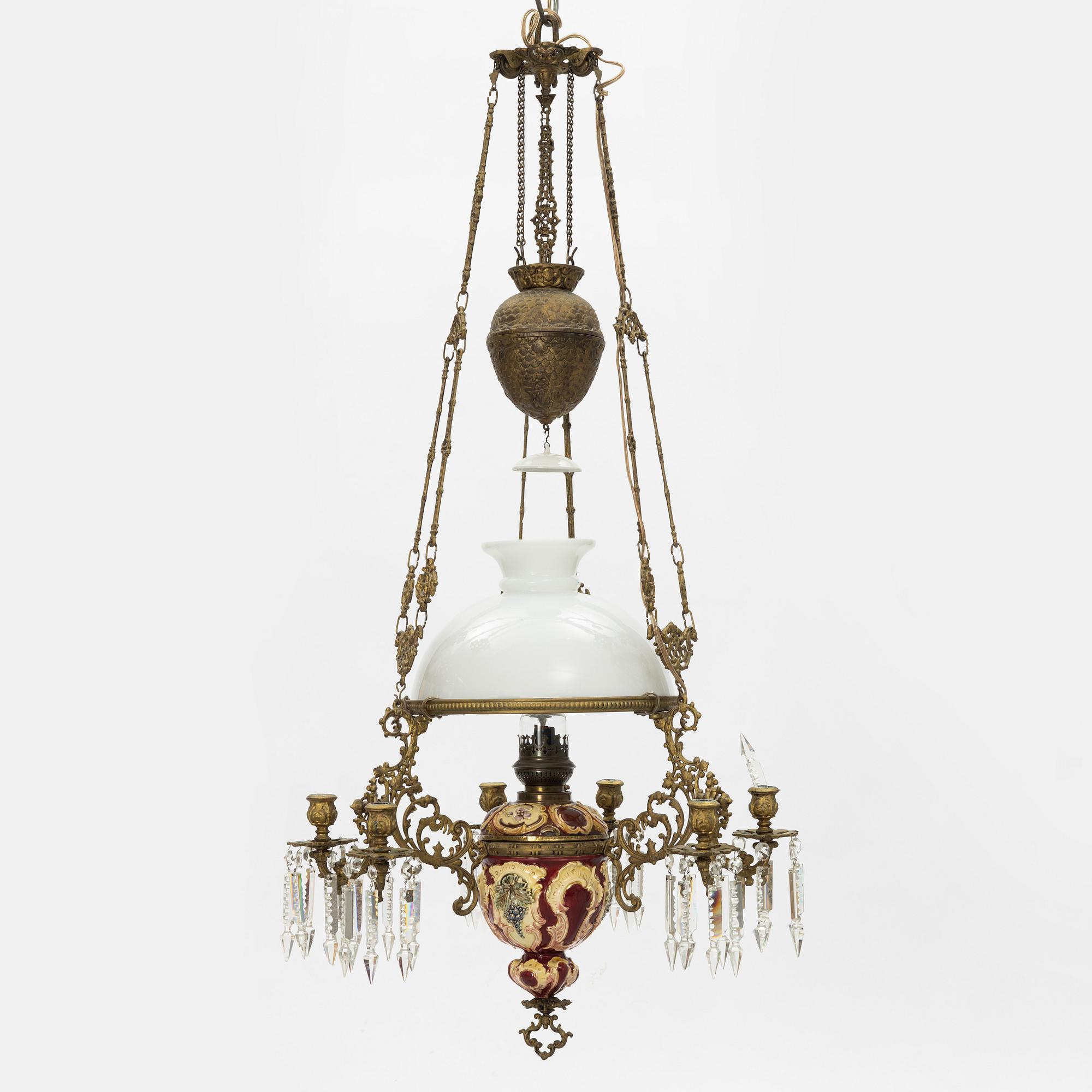 Takfotogenlampa , jugend, 1800-tal.