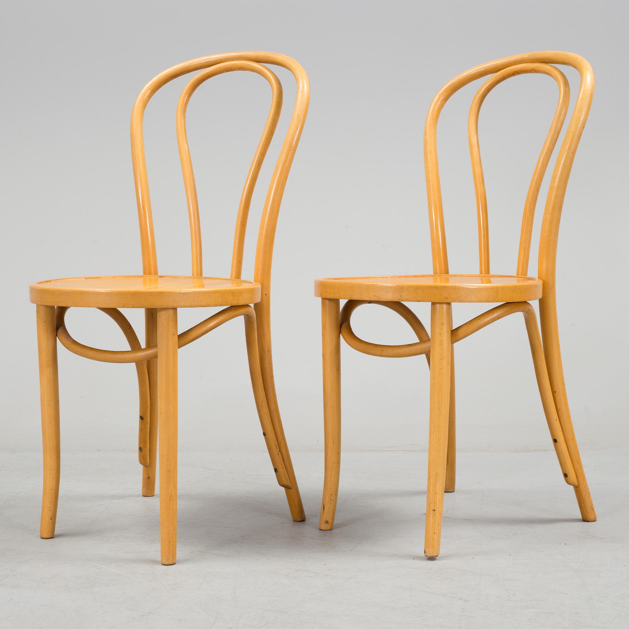GILLIS LUNDGREN, stolar, 6 st, "Öglan", IKEA, 1970-/80-tal.