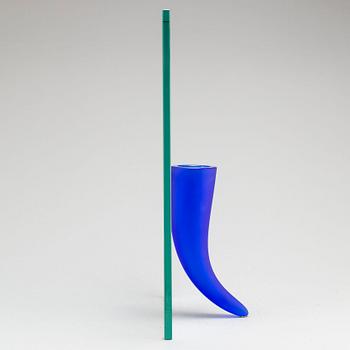 PHILIPPE STARCK, a glass vase, signed Daum.