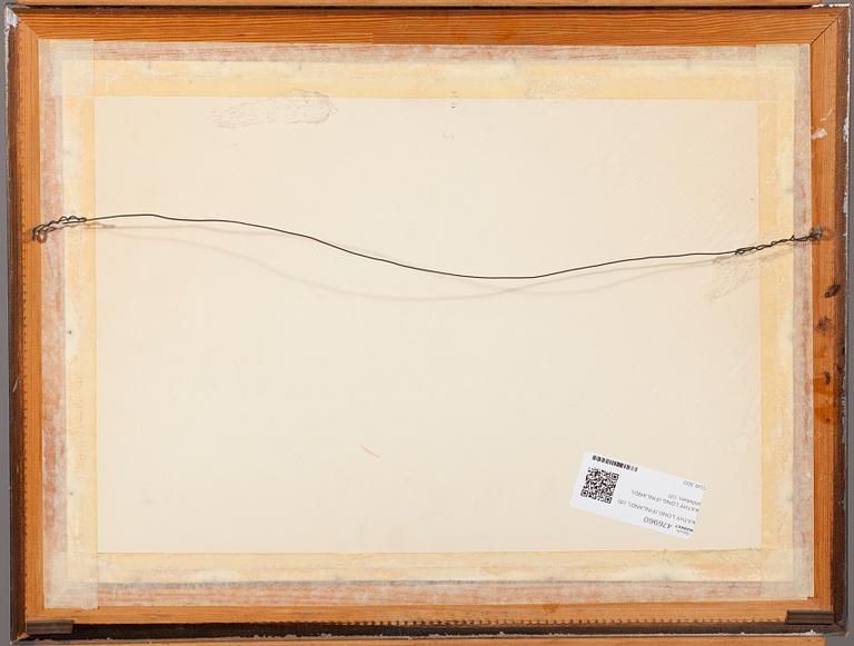 KATHY LONG, pastell, signerad.