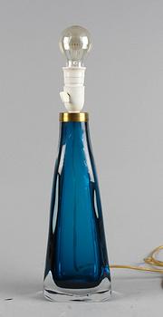 BORDSLAMPA, Carl Fagerlund, Orrefors, 1900-tal.