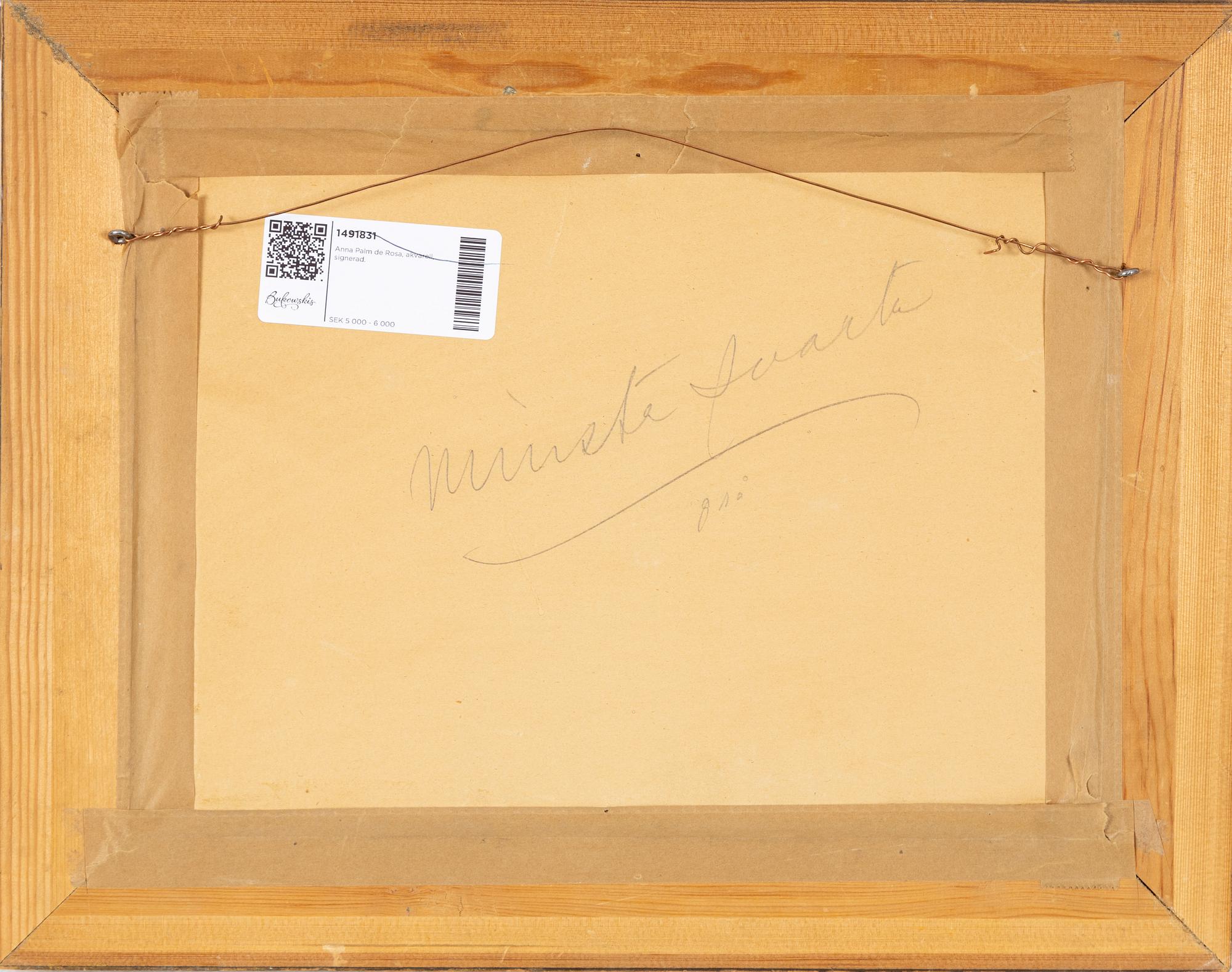 Anna Palm de Rosa, Bränningar.