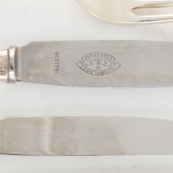 A 67-piece Swedish silver cutlery, model 'Diplomat', including GAB, Stockholm 1965.