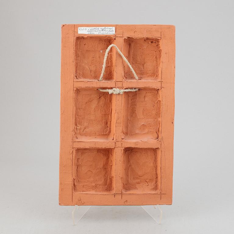 Carl Milles, relief, terracotta, stämpelsignerad och numrerad 43/200.