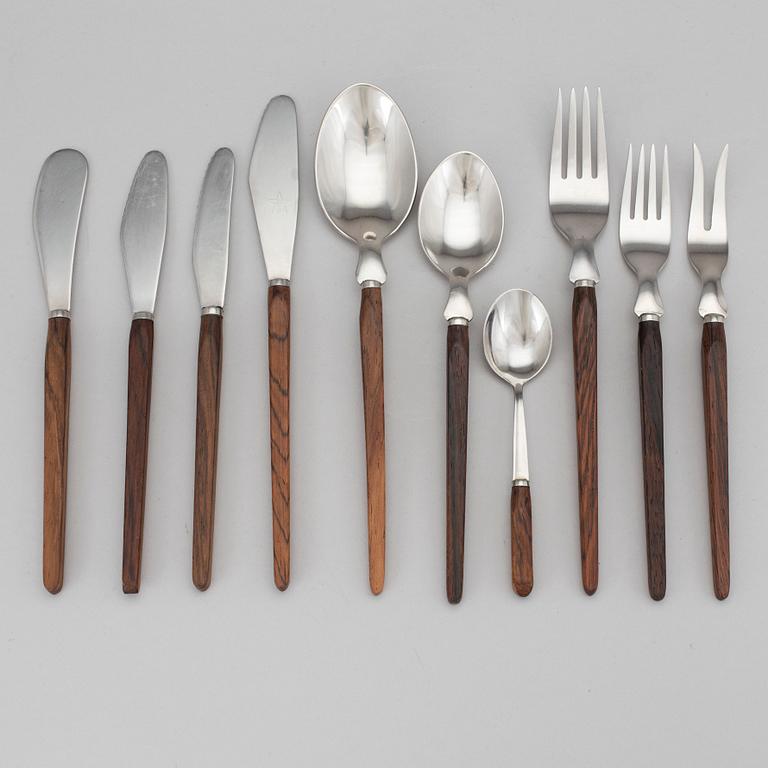 A 123 piece "Stjärn" cutlery set from Asni, Denmark, mid 20th Century.