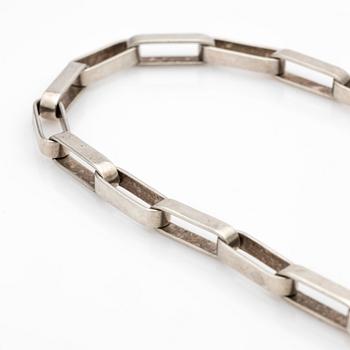 K-J Johansson, Neck chain, silver, 1975, Gothenburg.