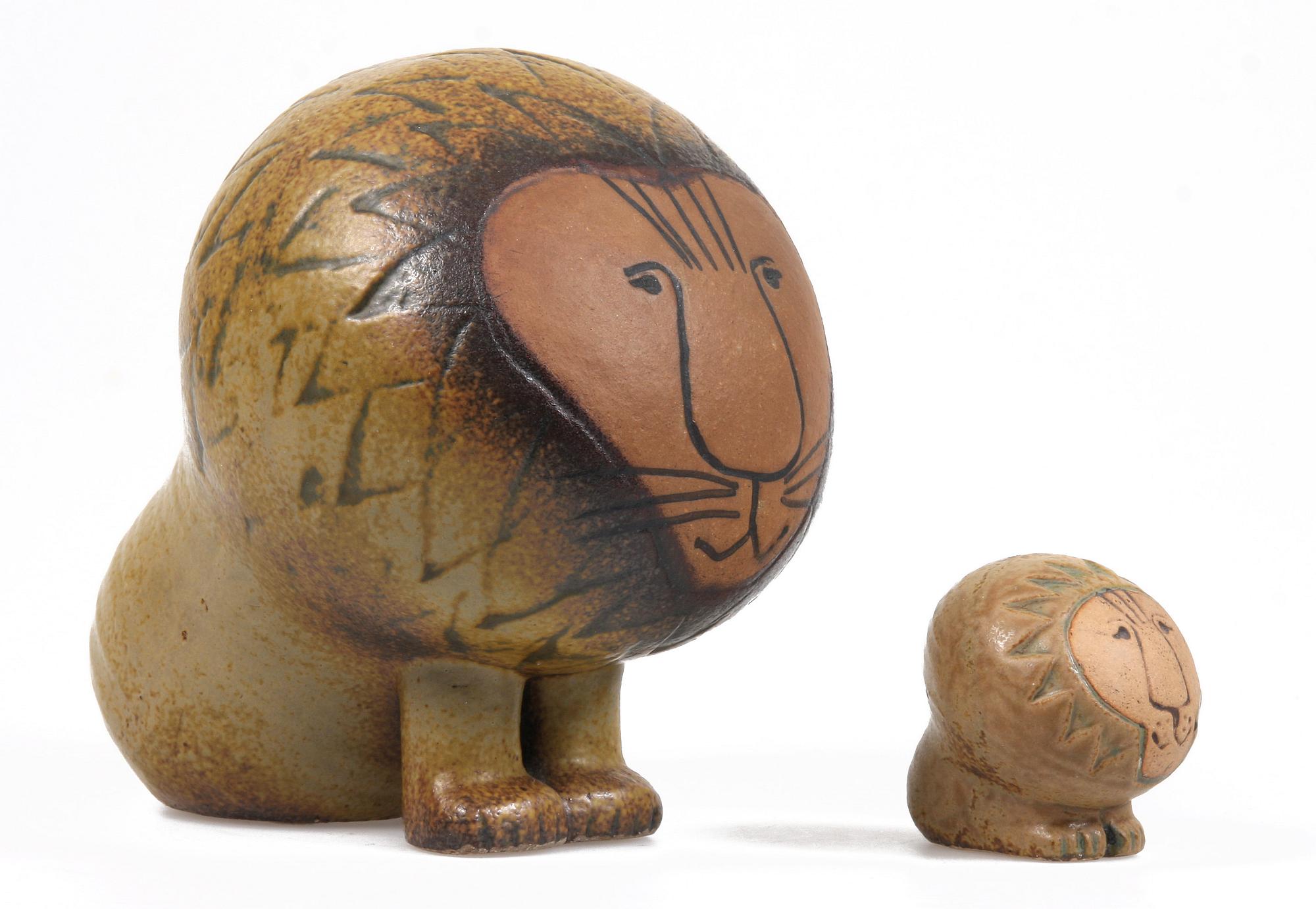 FIGURINER, 2 st, stengods, Lisa Larson, Gustavsberg.