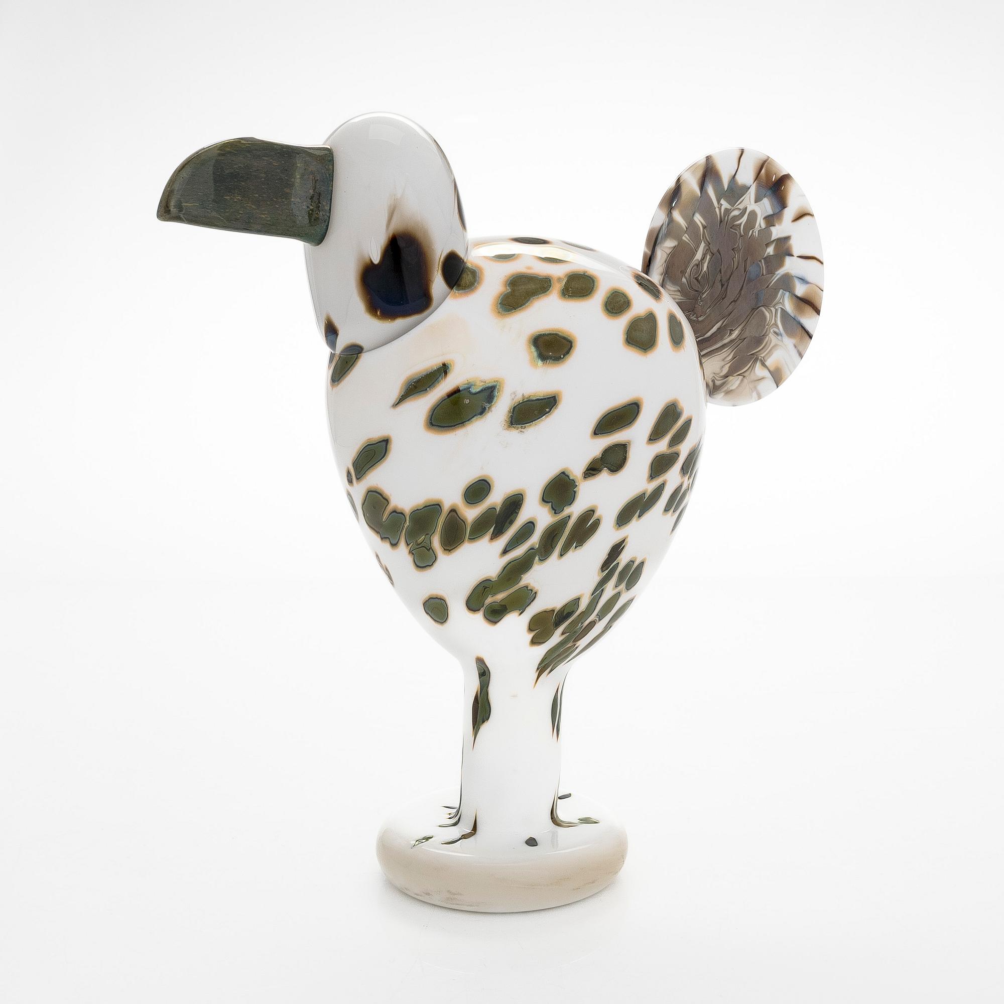 Oiva Toikka, a 'Valkyrie' glass bird signed O. Toikka Nuutajärvi 139/250.