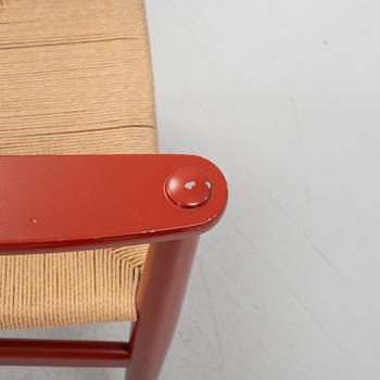 A set of  four "CH37" armchairs by Hans J Wegner for Carl Hansen & Søn, Denmark.