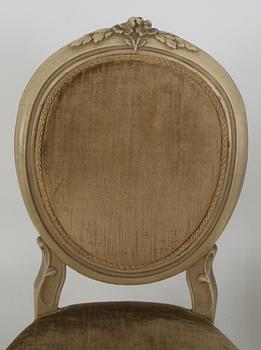 STOLAR, ett par, Gustaviansk stil.