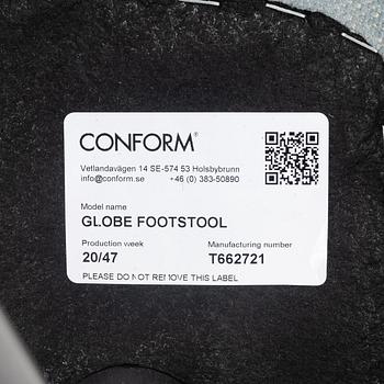 Jahn Aaamod, fåtölj med fotpall, Globe, Conform.