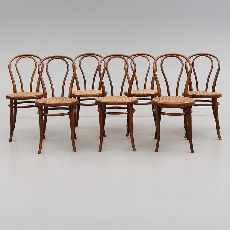 STOLAR, 7 st, Thonet, 1900-talets början.