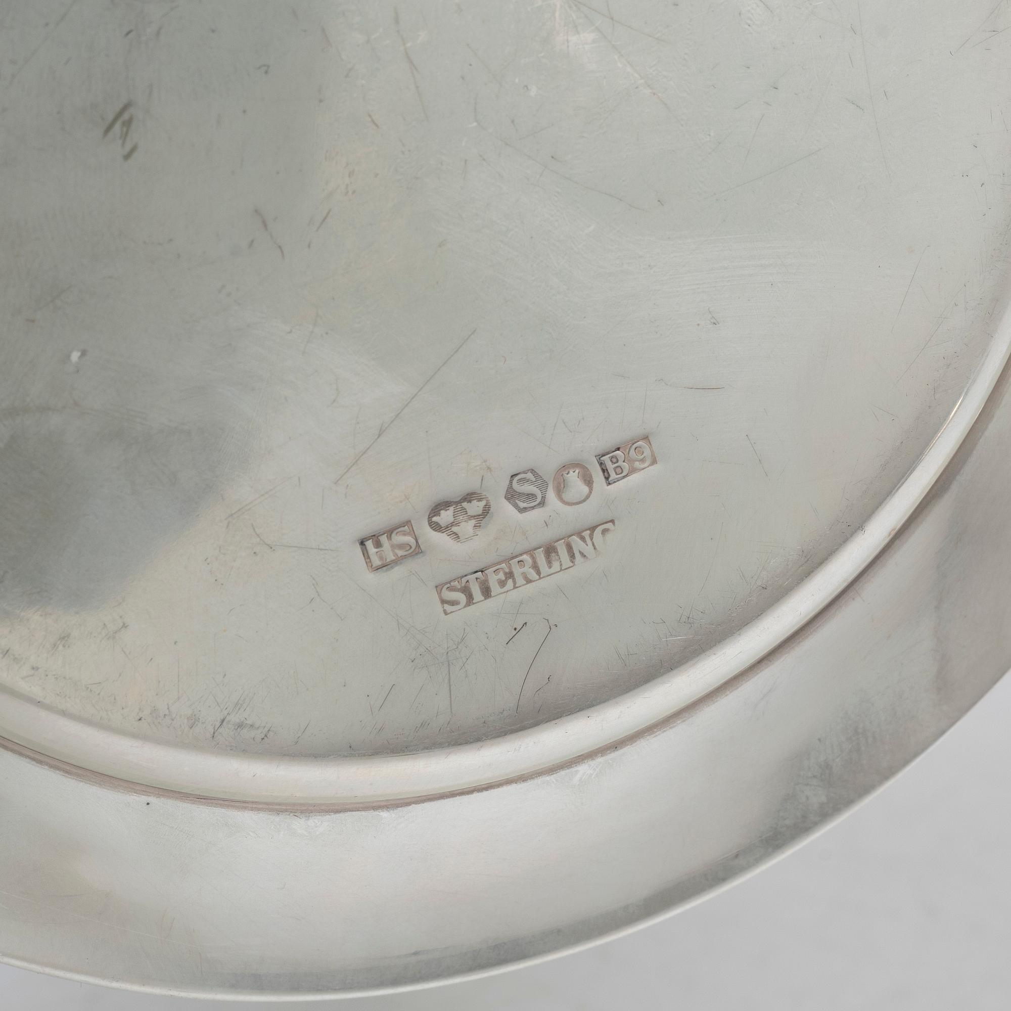 Fat, 5 st, silver, bl a WA Bolin, Stockholm 1930.