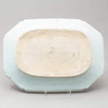 STEKFAT, kompaniporslin, Kina, Qianlong (1736-95).