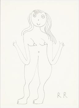 Roger Risberg, tuschteckning, signerad. Utförd 2008.