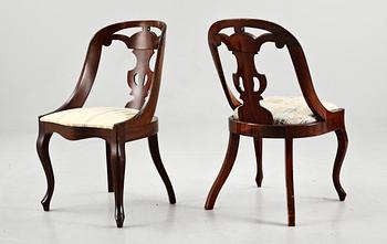 STOLAR, 8 st, s k Göteborgsstolar, 1900-tal.