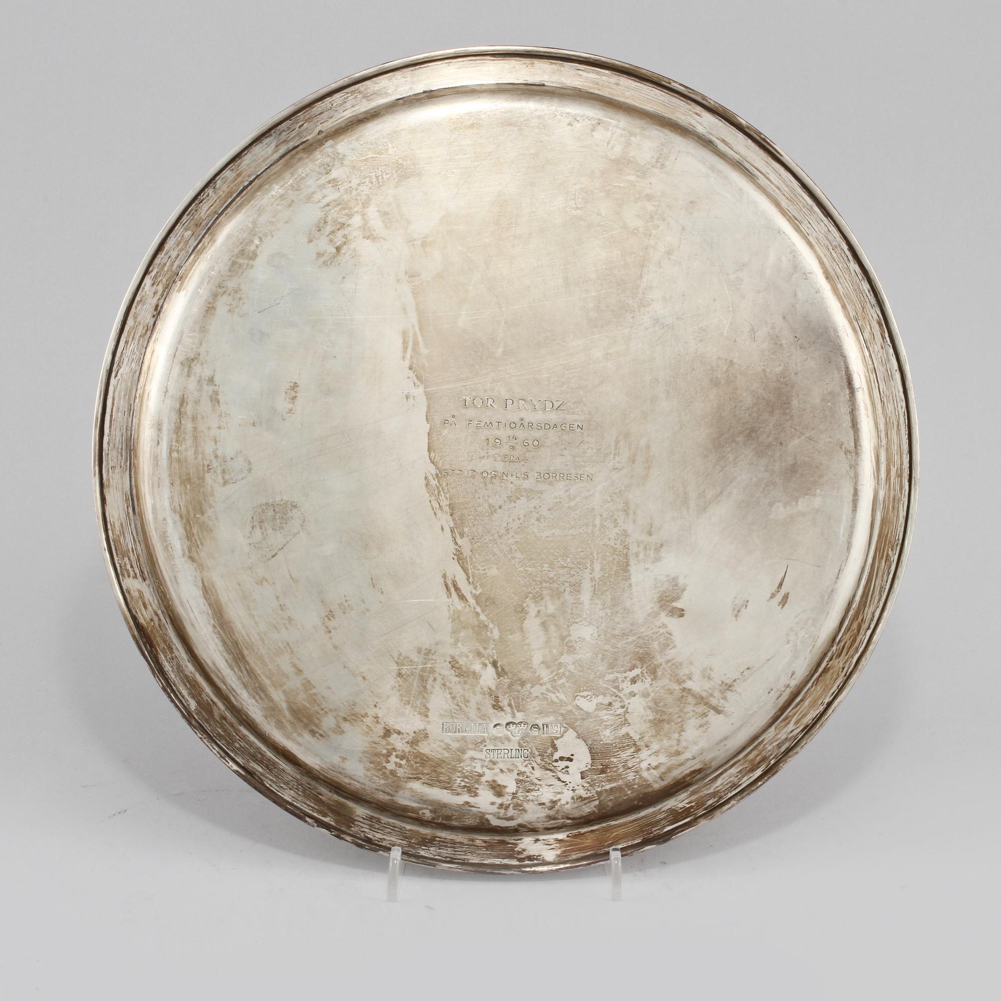 FAT, silver, Borgila, Stockholm, 1958. Vikt 700 g.