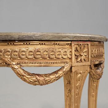 A Gustavian late 18th century console table.