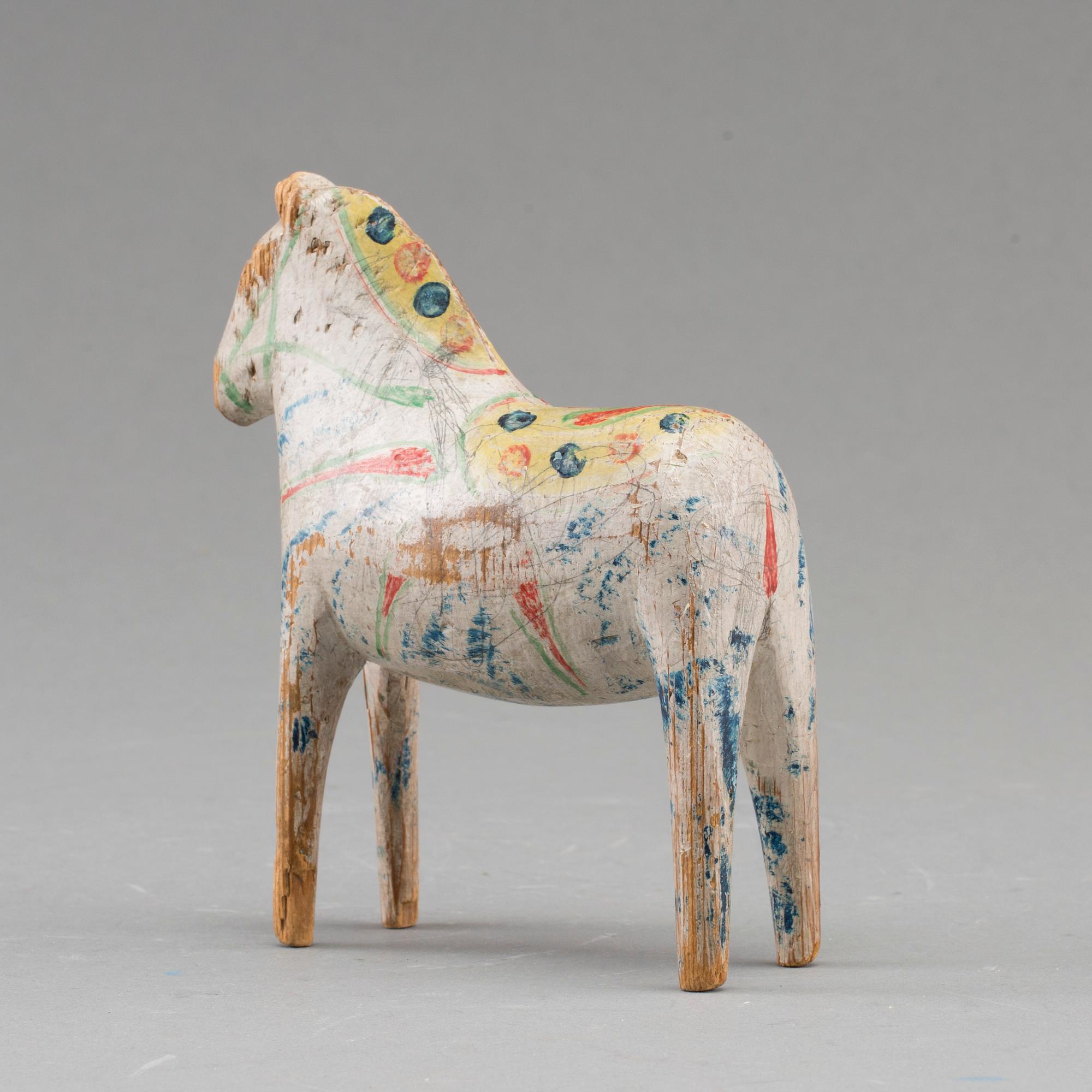 A DALA HORSE FROM MORA DALARNA. Ca 1900.