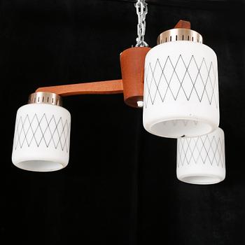 A pair of 1950/60s ceiling lamps.