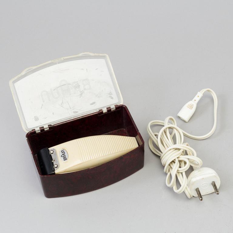 DIETER RAMS & GERD ALFRED MÜLLER, 4 shavers, Braun.