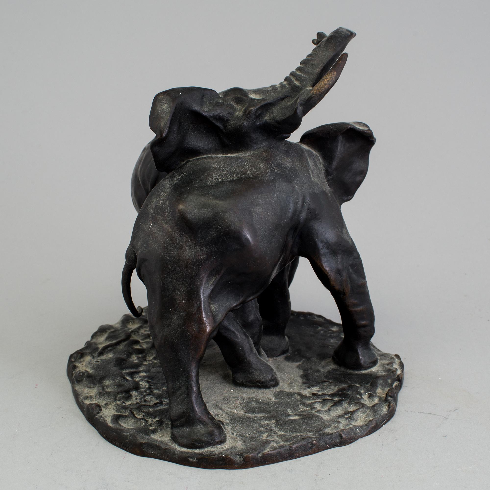 CARL MILLES, a bronze sculpture signed Carl Milles.