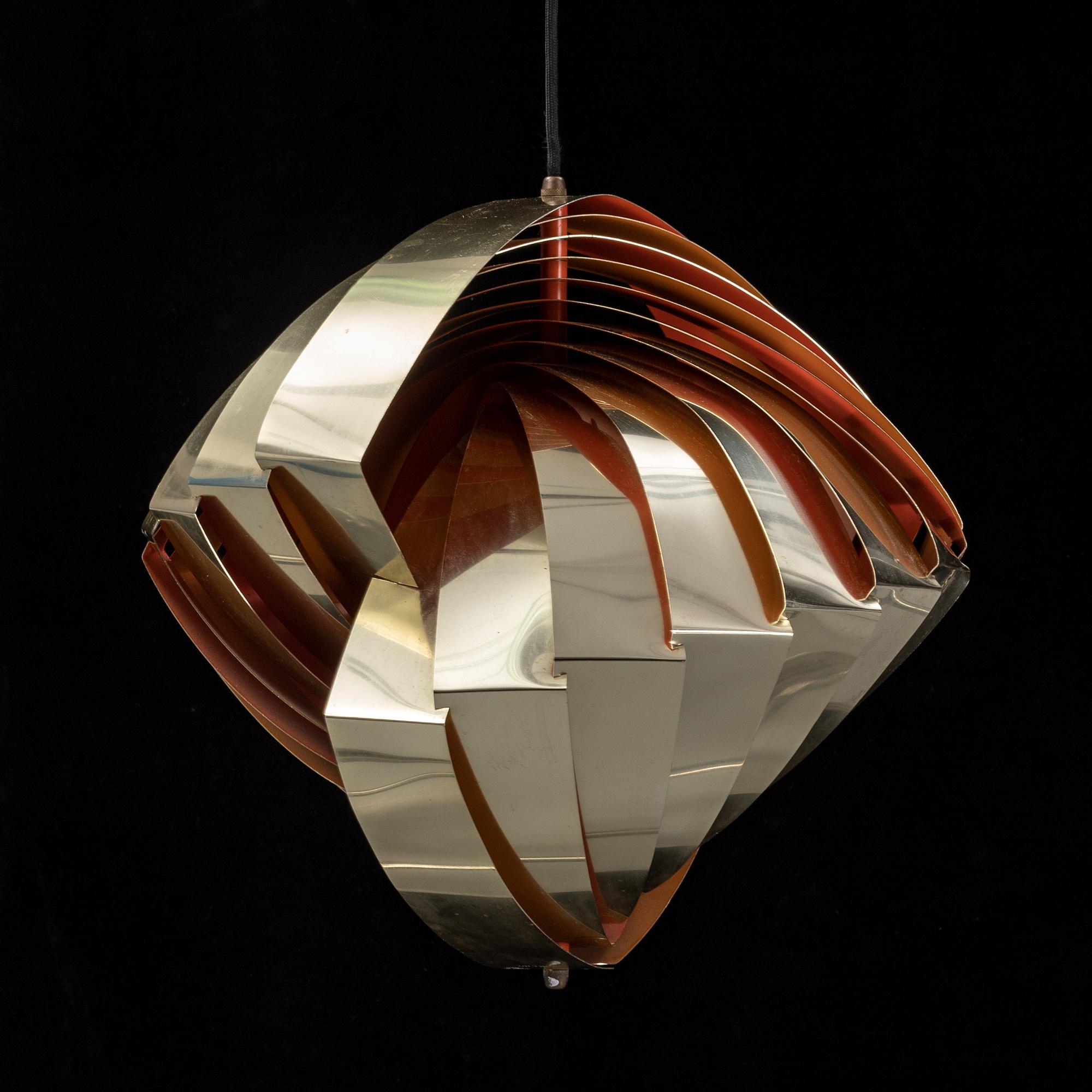 A 'Konkylie' ceiling light by Louis Weisdorf.