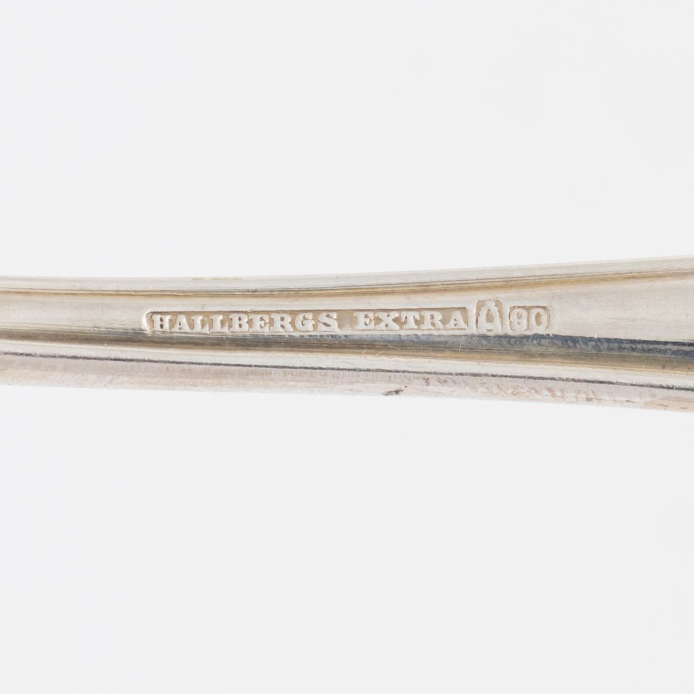 Bestickservis, 24 delar, Hallbergs extra, nysilver.