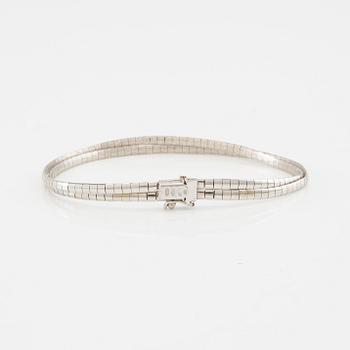 Bracelet 18K white gold, Unoaerre Italy.