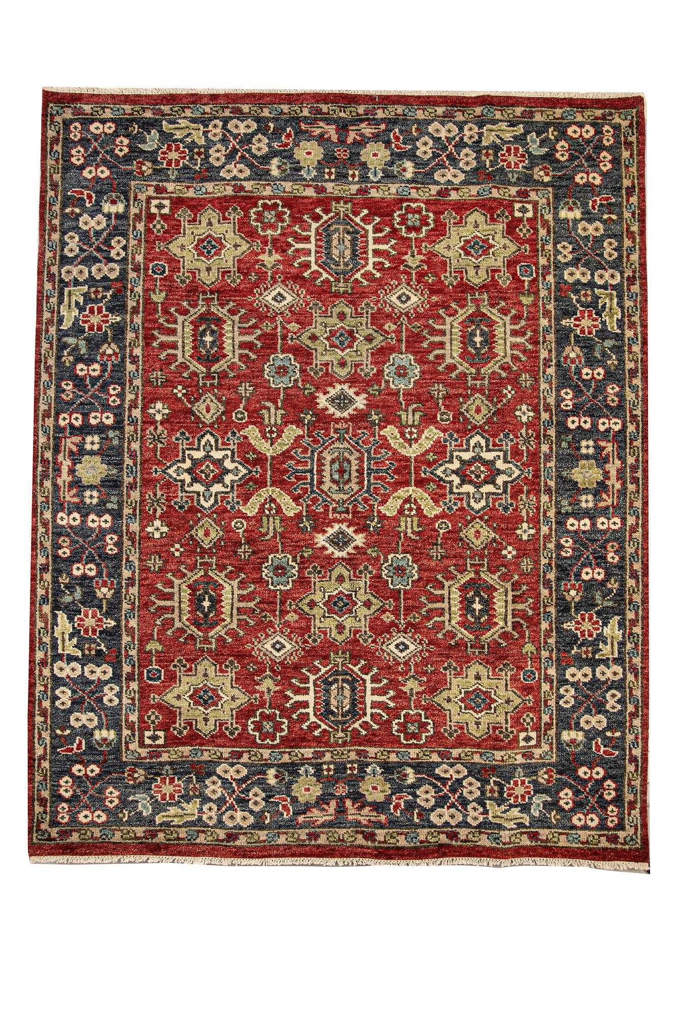 A carpet, Mamluk design, ca 311 x 253 cm.