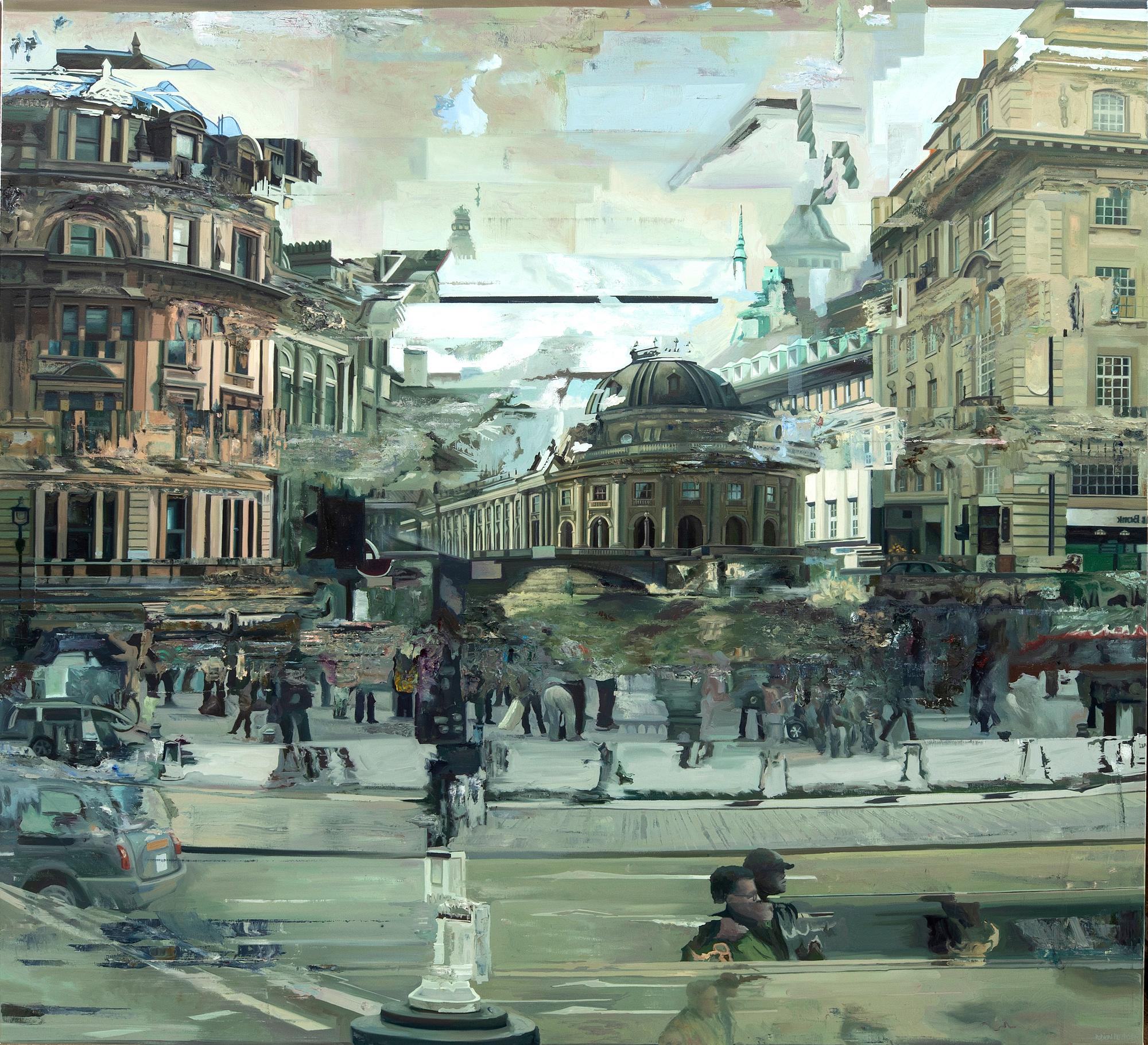 Rodion Petroff, ol on canvas signed and dated 2020.