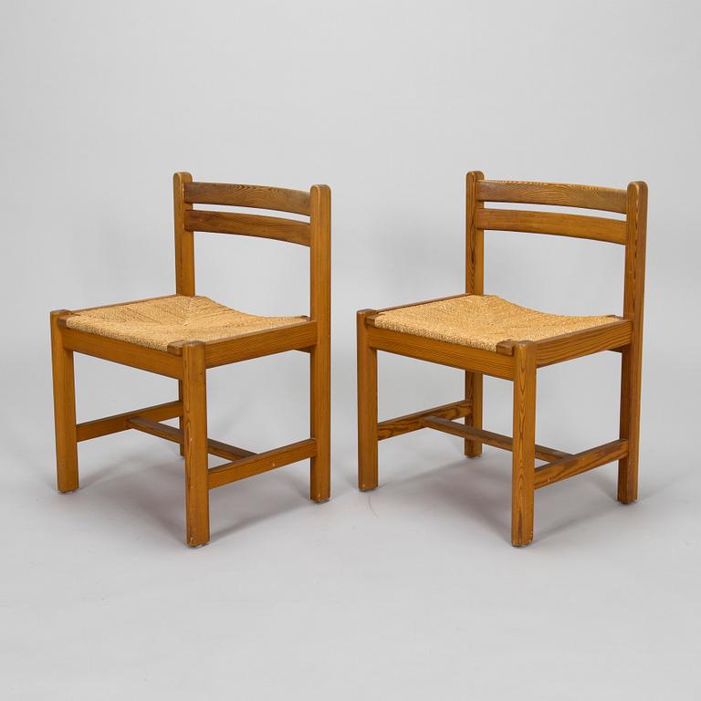 Børge Mogensen, an 'Asserbo' dining table and six chairs, Firma Karl Andersson & Söner.
