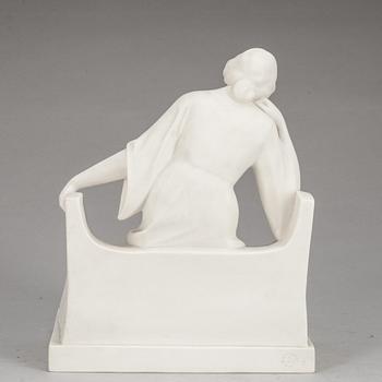 FIGURIN, parian, Gustavsberg, 1924.